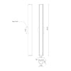 Longitude 36-in Chrome LED Vanity