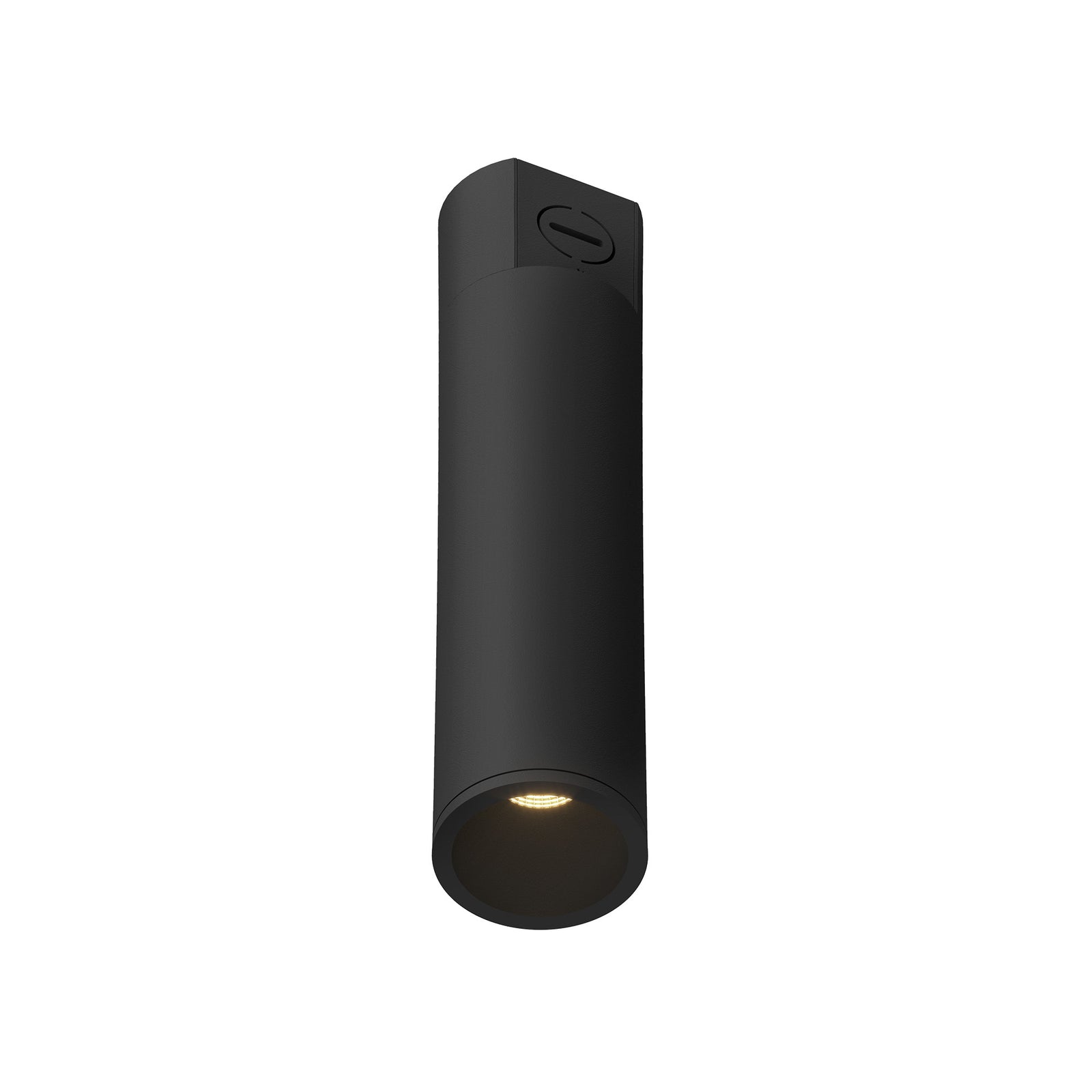 Lorna 10-in (2-in Dia.) 36 Degree Optic Black LED Concrete Ceiling Mount