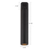 Lorna 13-in (2-in Dia.) 36 Degree Optic Black LED Concrete Ceiling Mount