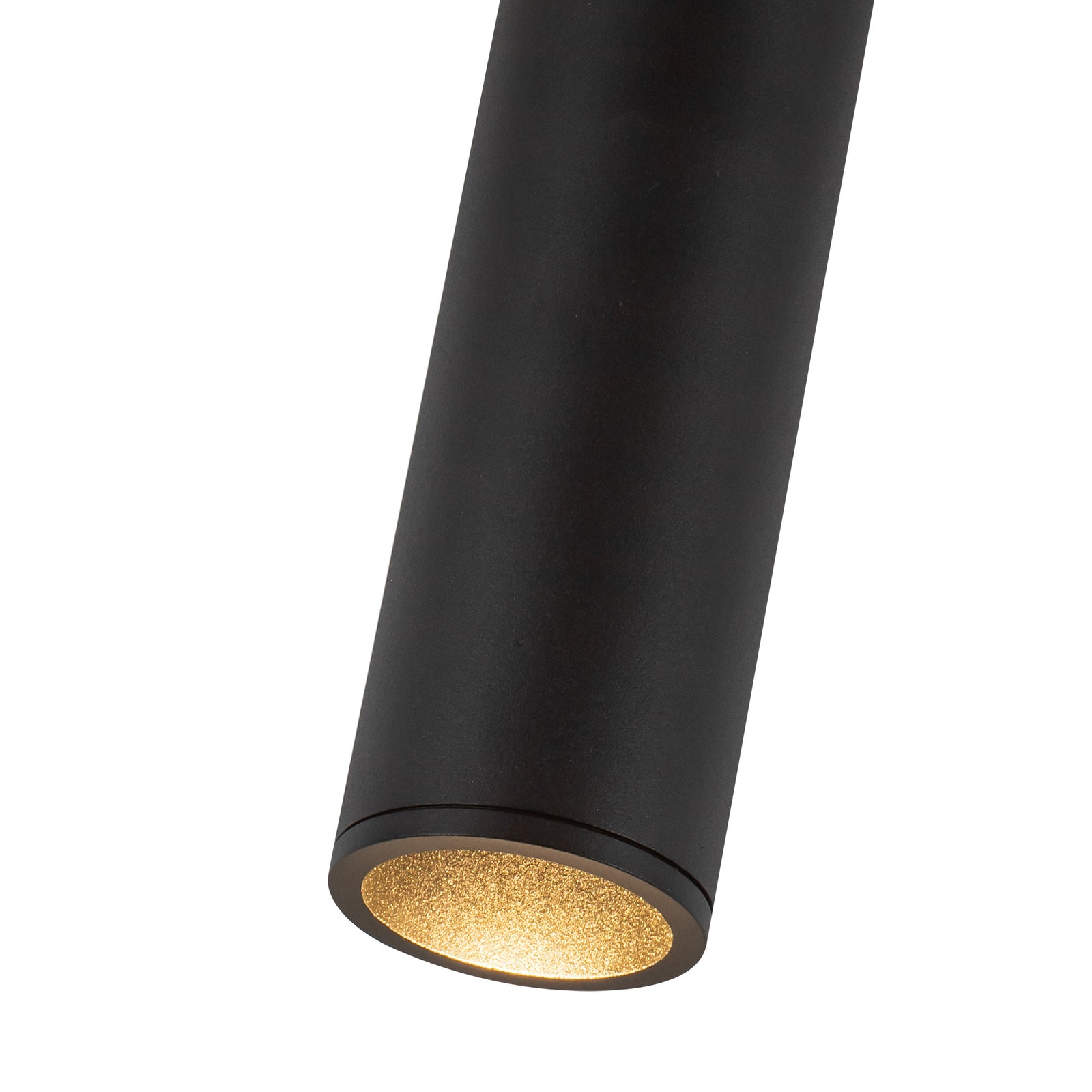 Lorna 7-in (2-in Dia.) 36 Degree Optic Black LED Flush Mount