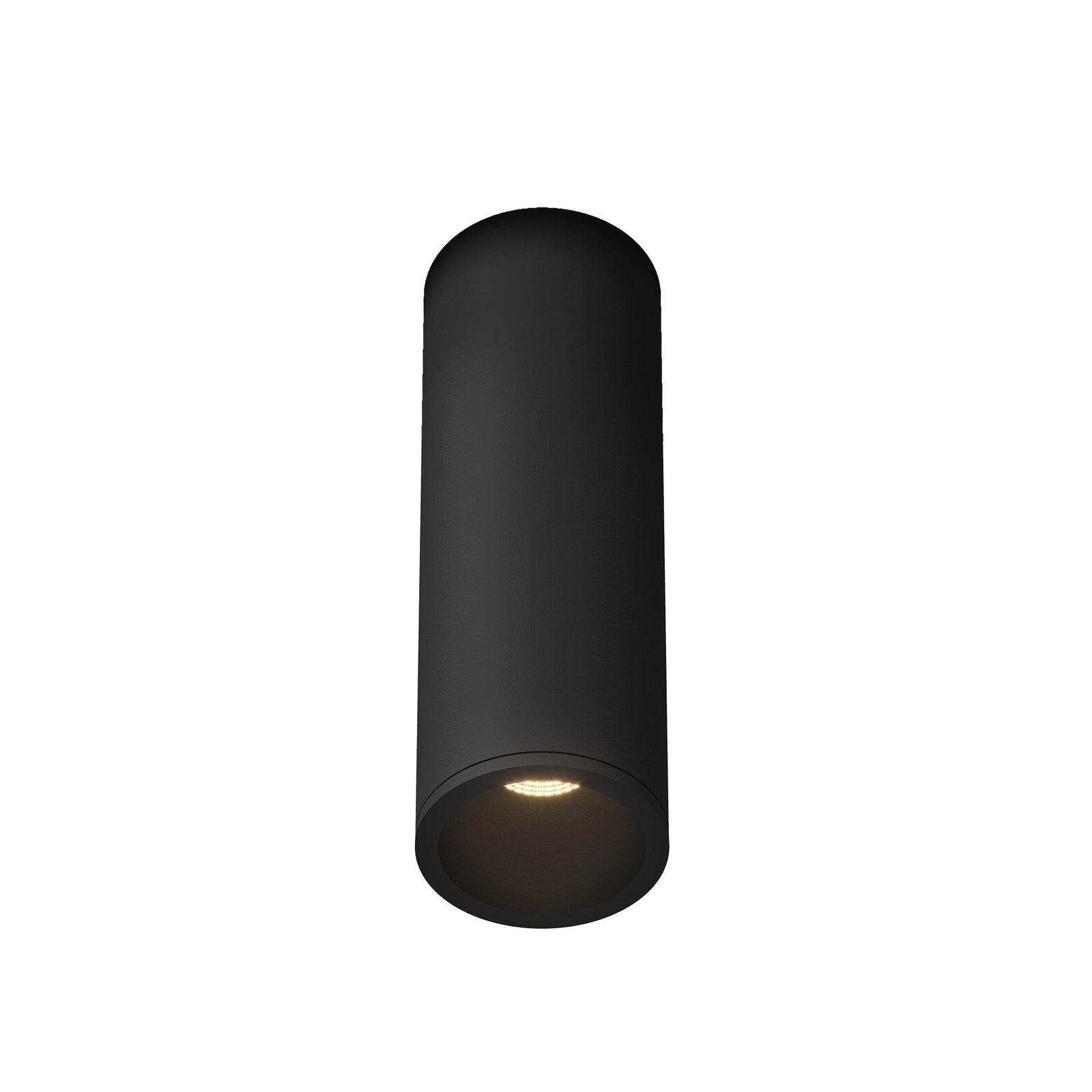 Lorna 7-in (2-in Dia.) 36 Degree Optic Black LED Flush Mount