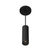 Lorna 8-in (2-in Dia.) 36 Degree Optic Black LED Pendant