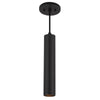 Lorna 12-in (2-in Dia.) 36 Degree Optic Black LED Pendant
