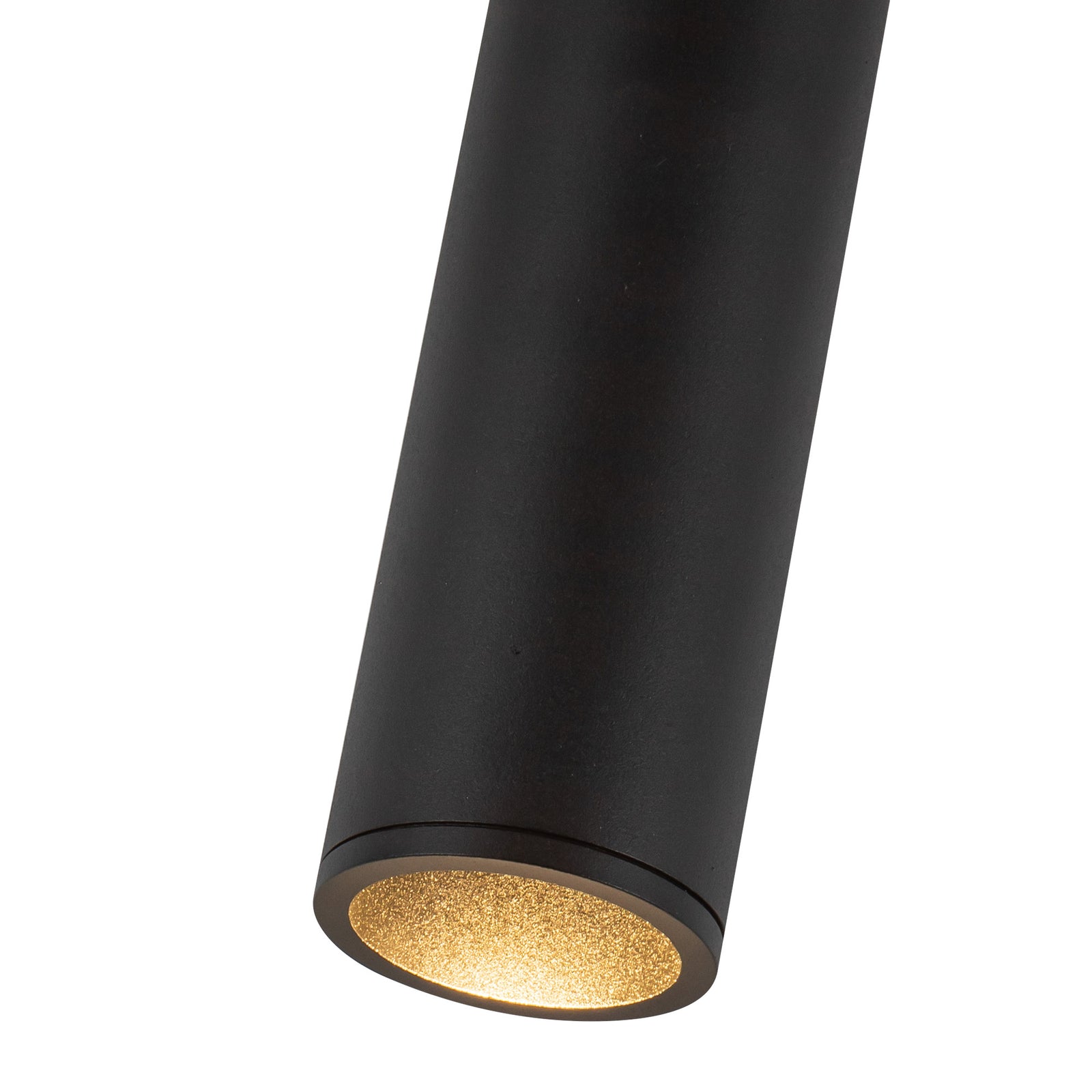 Lorna 12-in (2-in Dia.) 36 Degree Optic Black LED Pendant