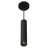 Lorna 12-in (2-in Dia.) 36 Degree Optic Black LED Pendant