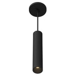 Lorna 12-in (2-in Dia.) 36 Degree Optic Black LED Pendant