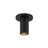Lorna 4-in (2-in Dia.) 36 Degree Optic Black LED Ceiling Mount