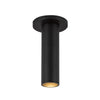 Lorna 8-in (2-in Dia.) 36 Degree Optic Black LED Ceiling Mount