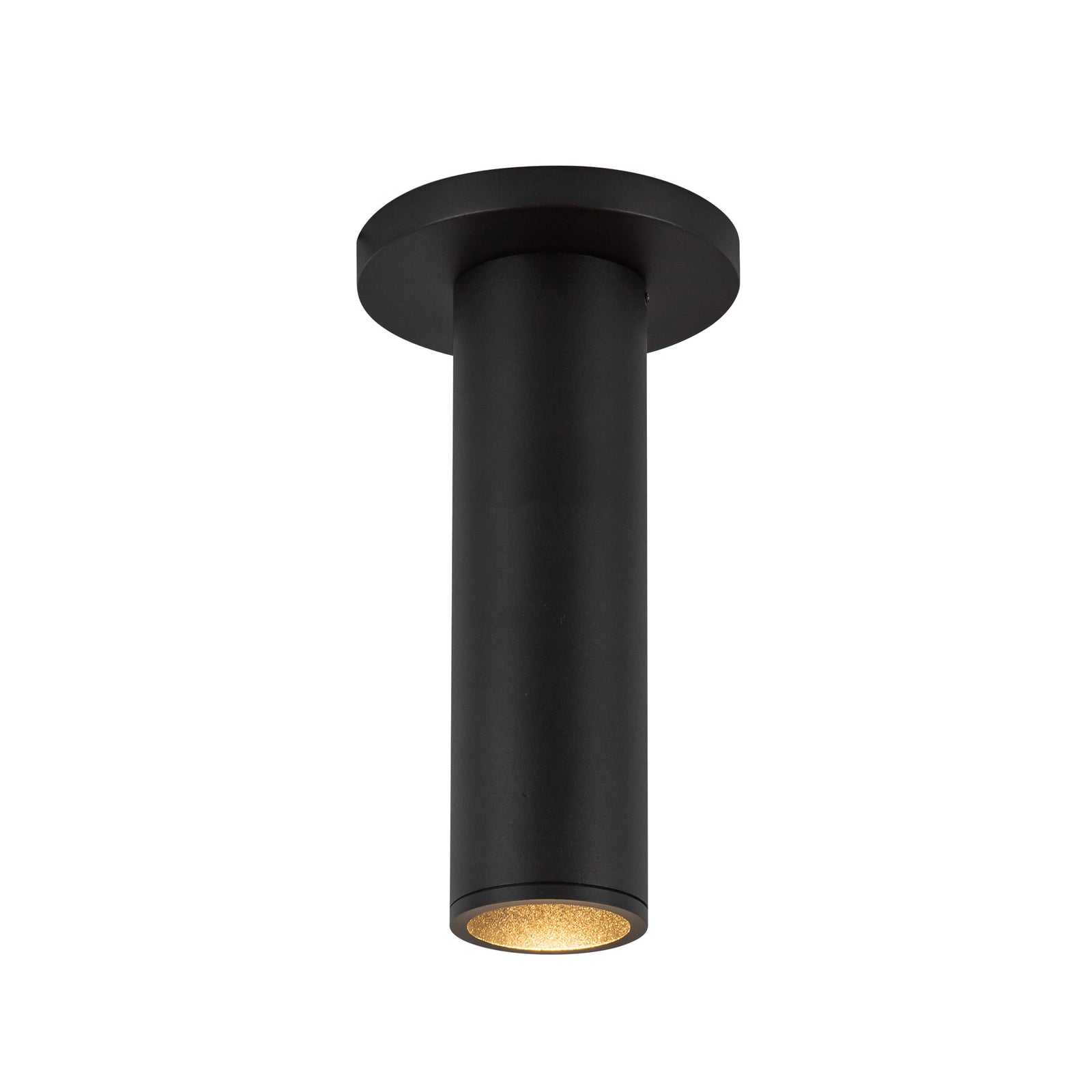 Lorna 8-in (2-in Dia.) 36 Degree Optic Black LED Ceiling Mount