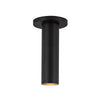 Lorna 8-in (2-in Dia.) 36 Degree Optic Black LED Ceiling Mount