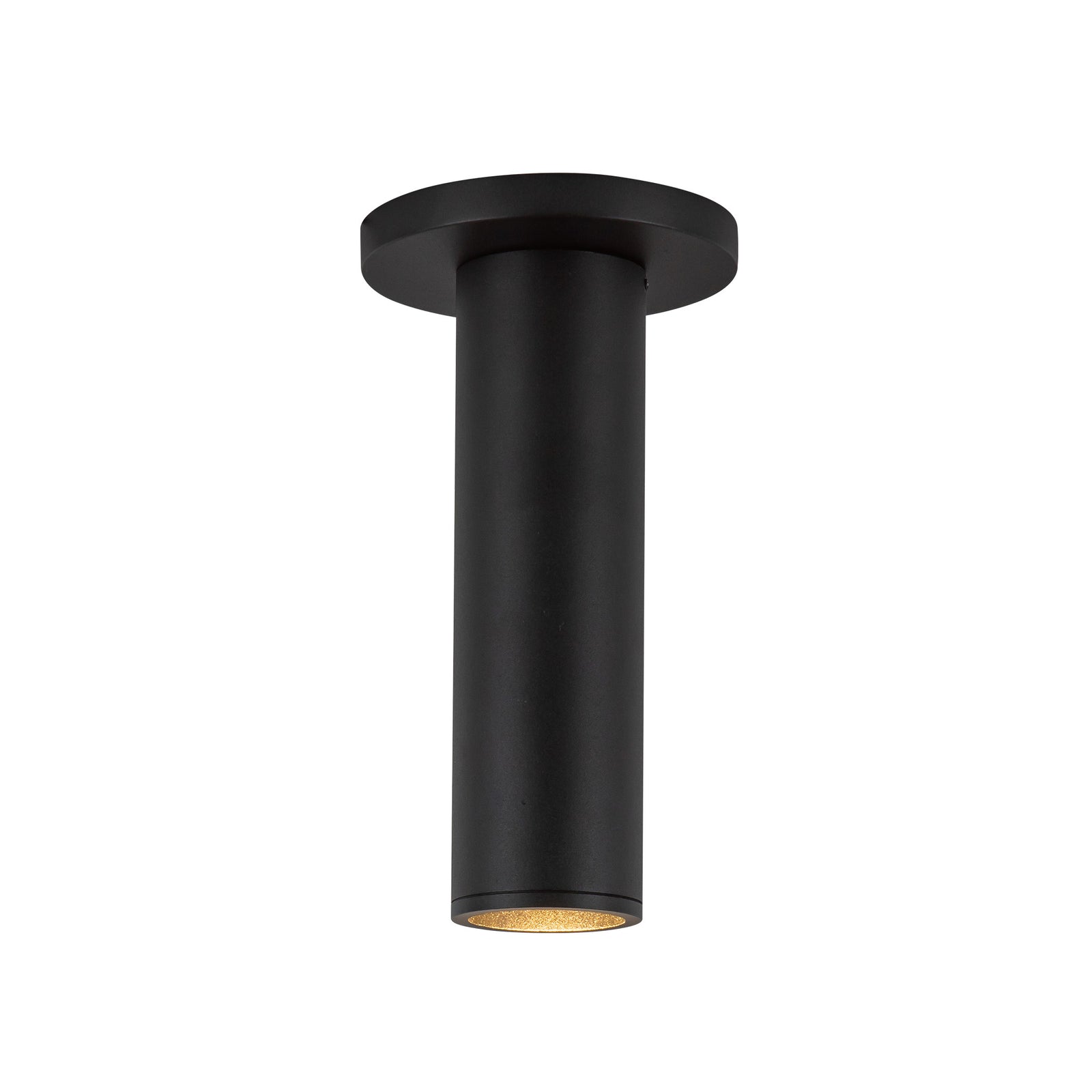 Lorna 8-in (2-in Dia.) 36 Degree Optic Black LED Ceiling Mount