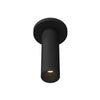 Lorna 8-in (2-in Dia.) 36 Degree Optic Black LED Ceiling Mount