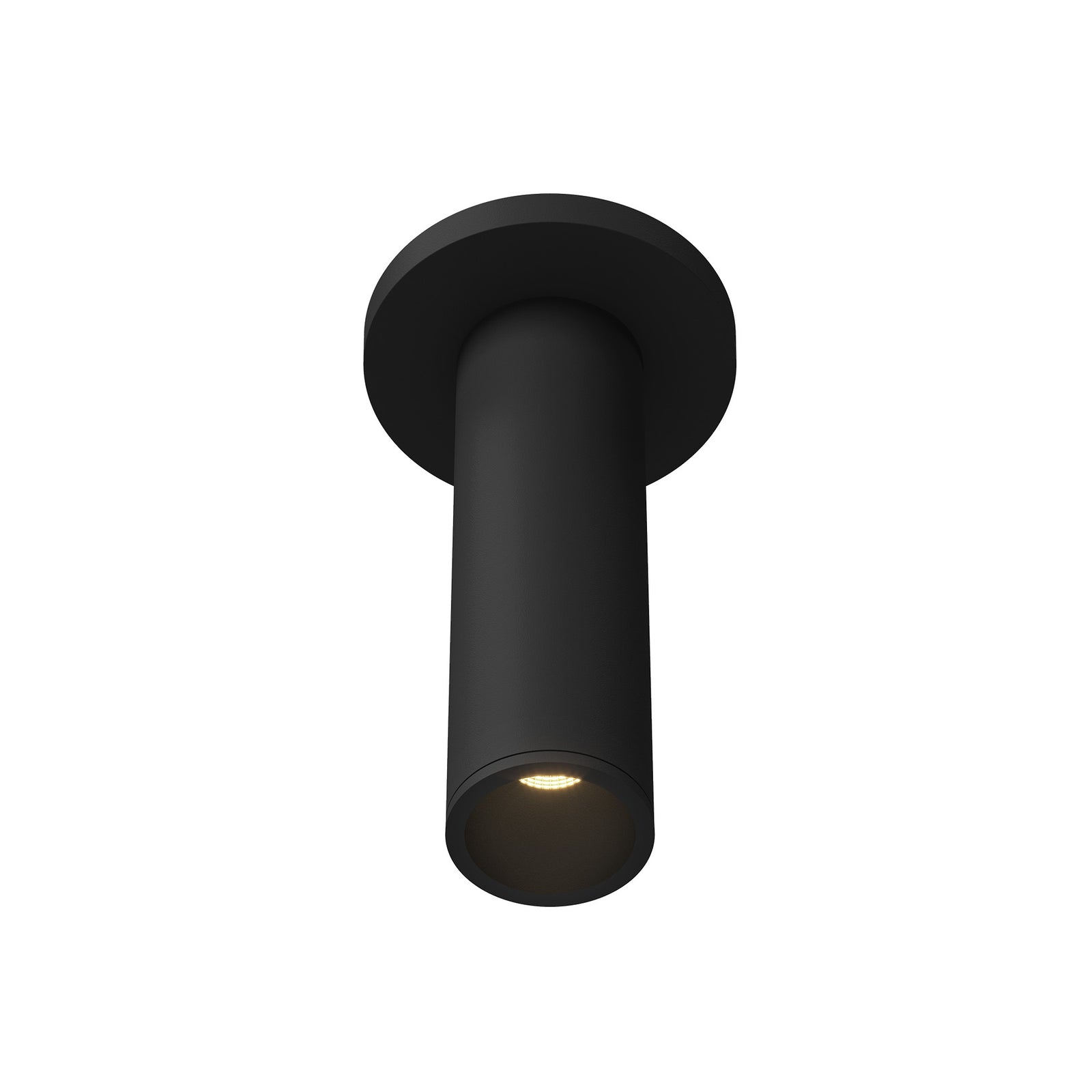 Lorna 8-in (2-in Dia.) 36 Degree Optic Black LED Ceiling Mount