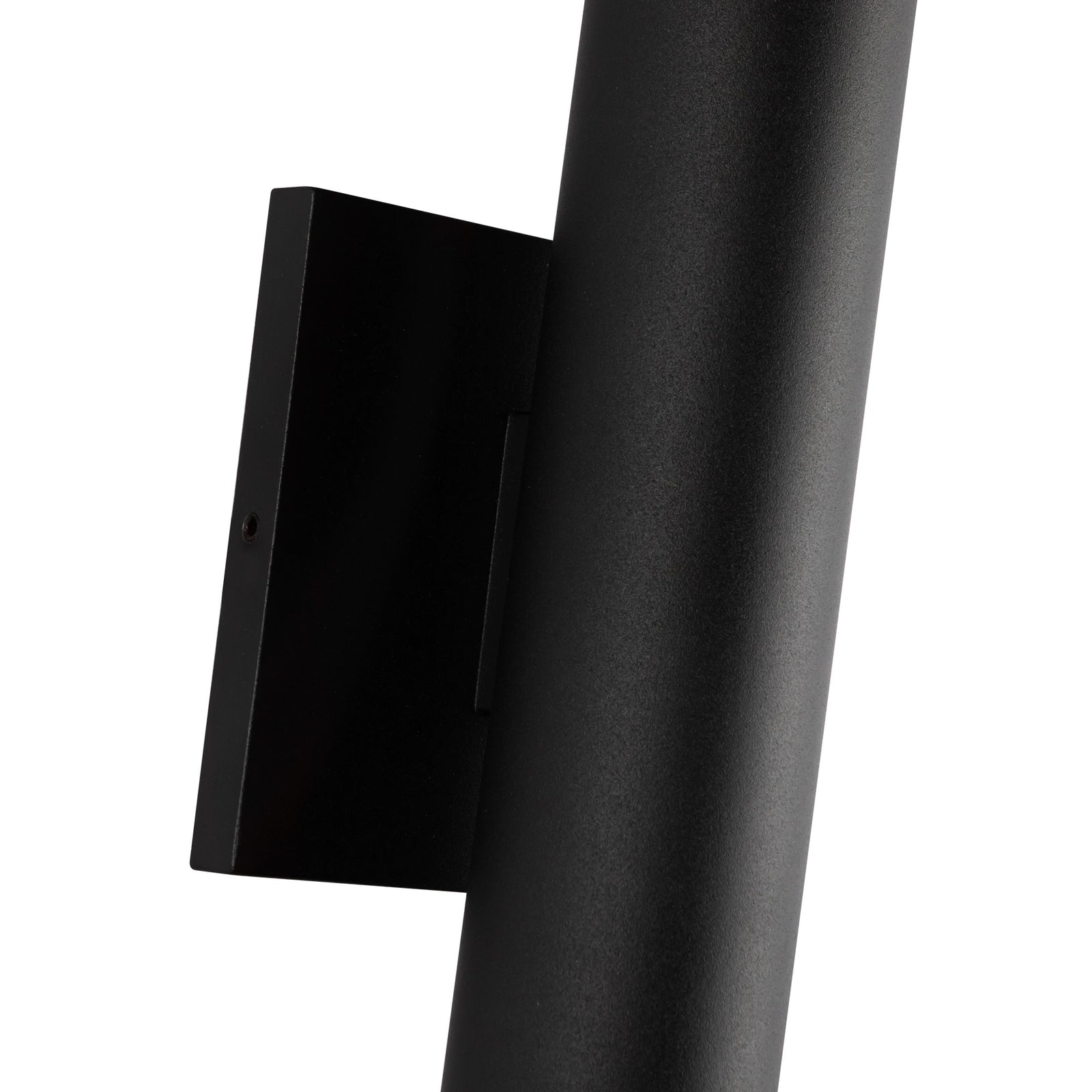 Lorna 9-in (2-in Dia.) 36 Degree Optic Black LED Wall Sconce Up/Down Light