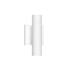 Lorna 9-in (2-in Dia.) 36 Degree Optic White LED Wall Sconce Up/Down Light