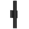 Lorna 16-in (2-in Dia.) 36 Degree Optic Black LED Wall Sconce Up/Down Light