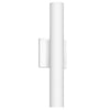 Lorna 16-in (2-in Dia.) 36 Degree Optic White LED Wall Sconce Up/Down Light