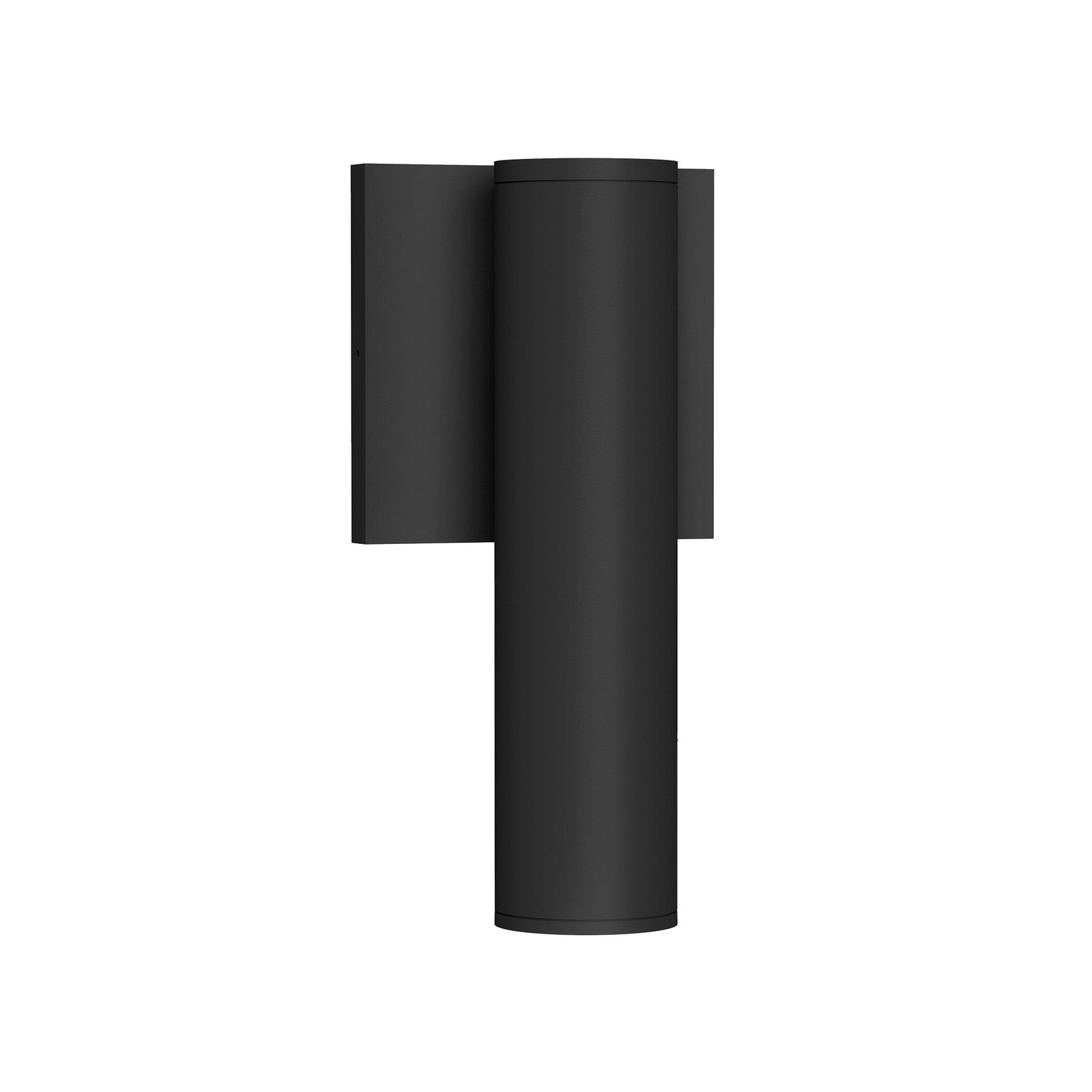 Lorna 9-in (2-in Dia.) 36 Degree Optic Black LED Wall Sconce