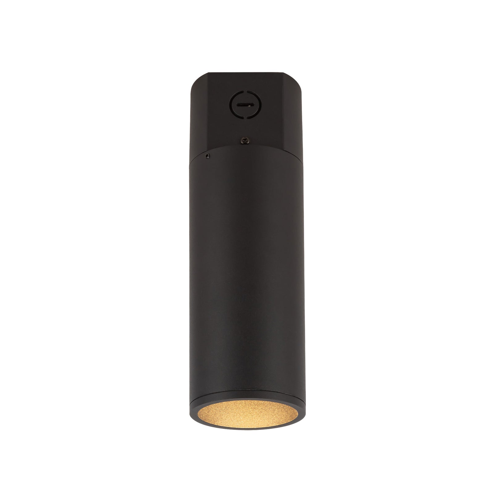 Lorna 10-in (3-in Dia.) 36 Degree Optic Black LED Concrete Ceiling Mount