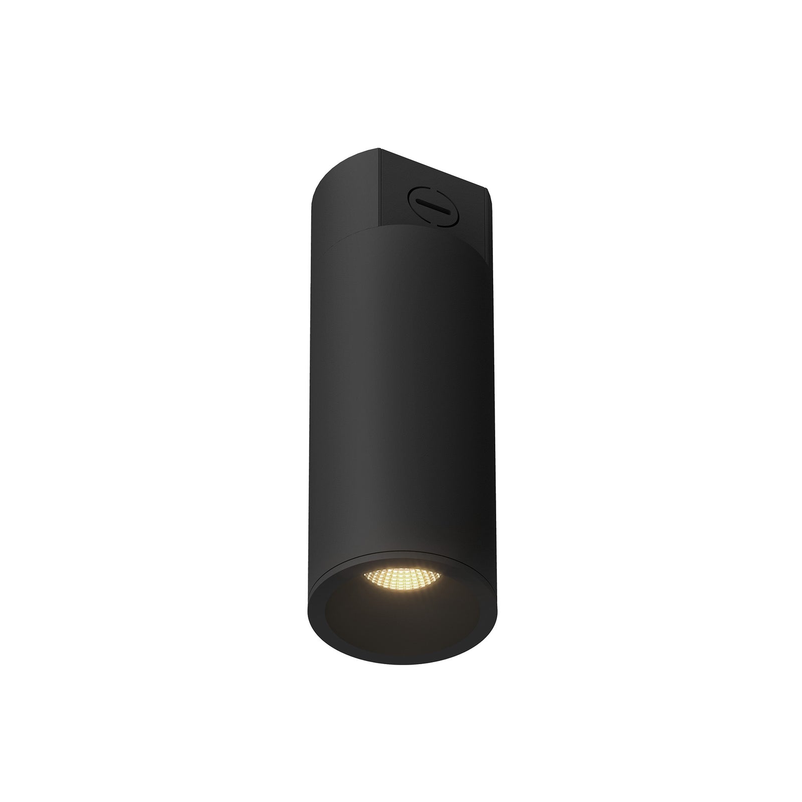 Lorna 10-in (3-in Dia.) 36 Degree Optic Black LED Concrete Ceiling Mount
