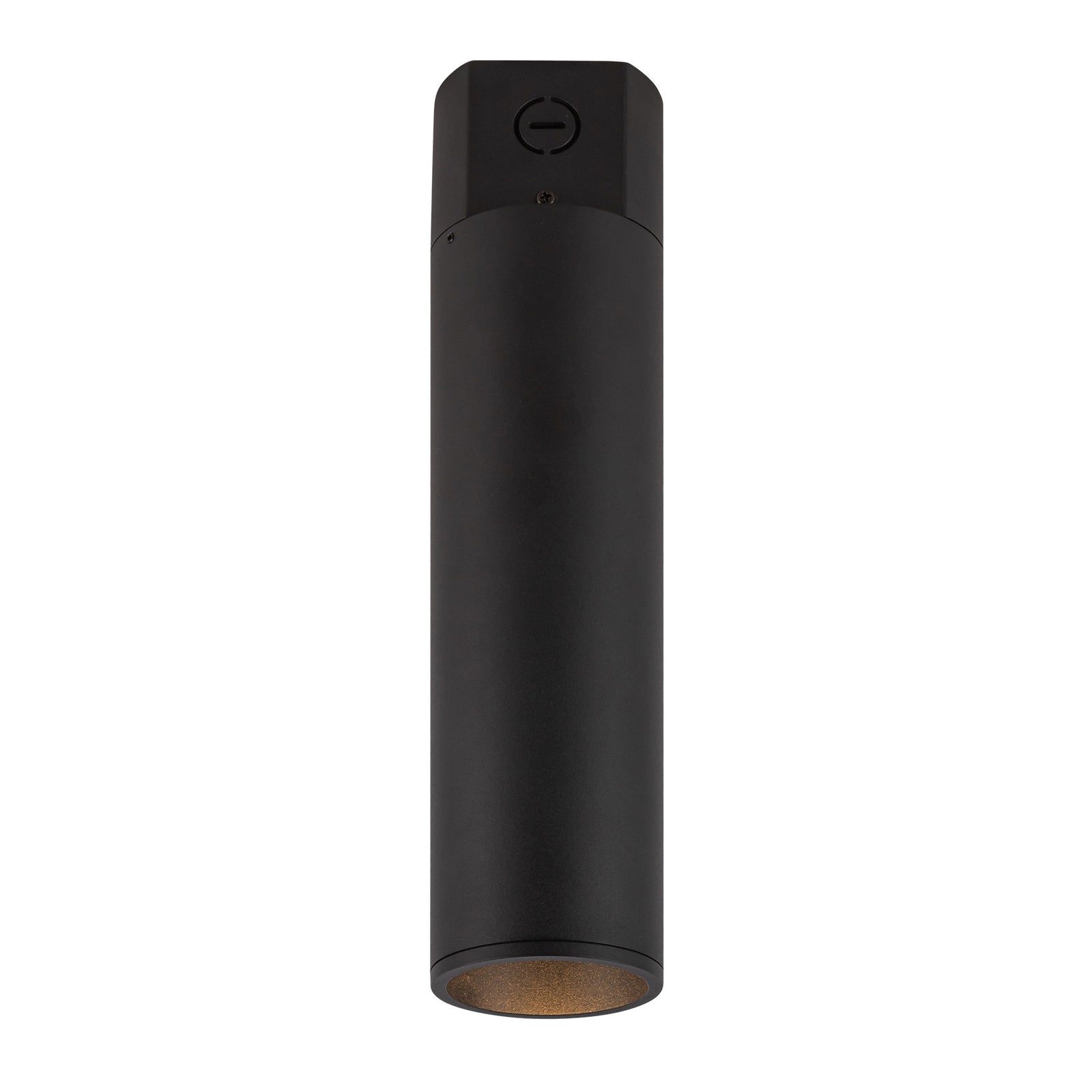 Lorna 14-in (3-in Dia.) 36 Degree Optic Black LED Concrete Ceiling Mount