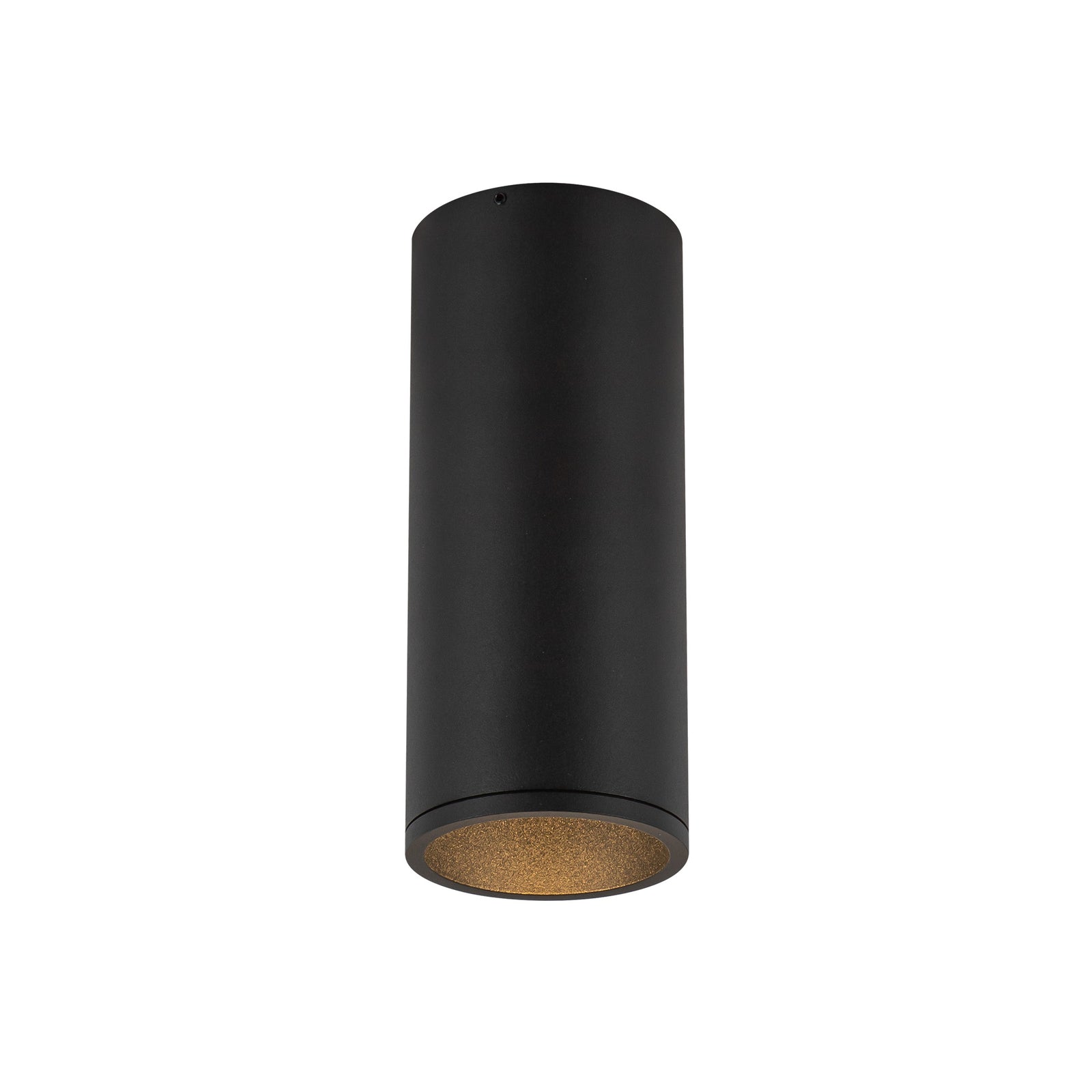 Lorna 7-in (3-in Dia.) 36 Degree Optic Black LED Flush Mount