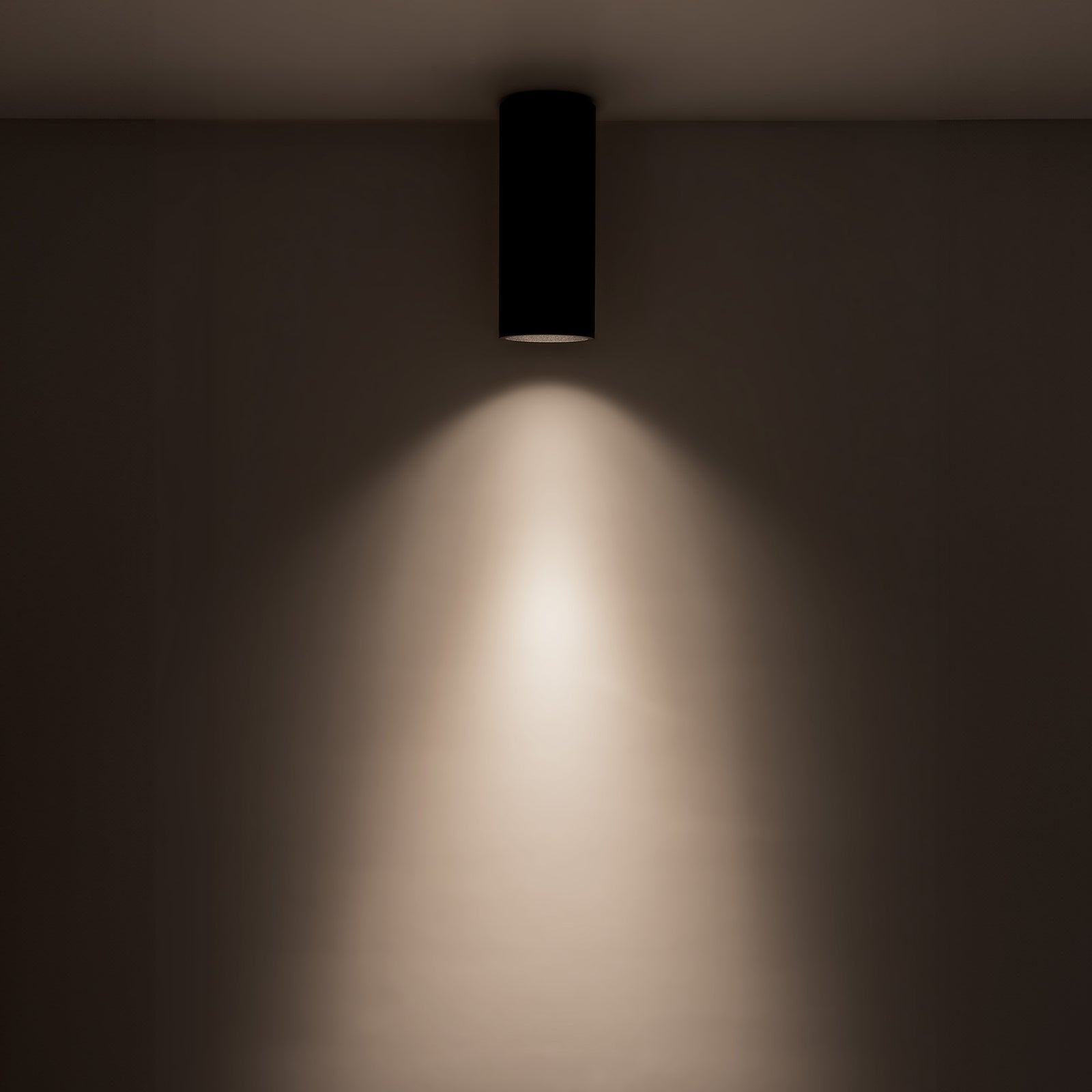Lorna 7-in (3-in Dia.) 36 Degree Optic Black LED Flush Mount