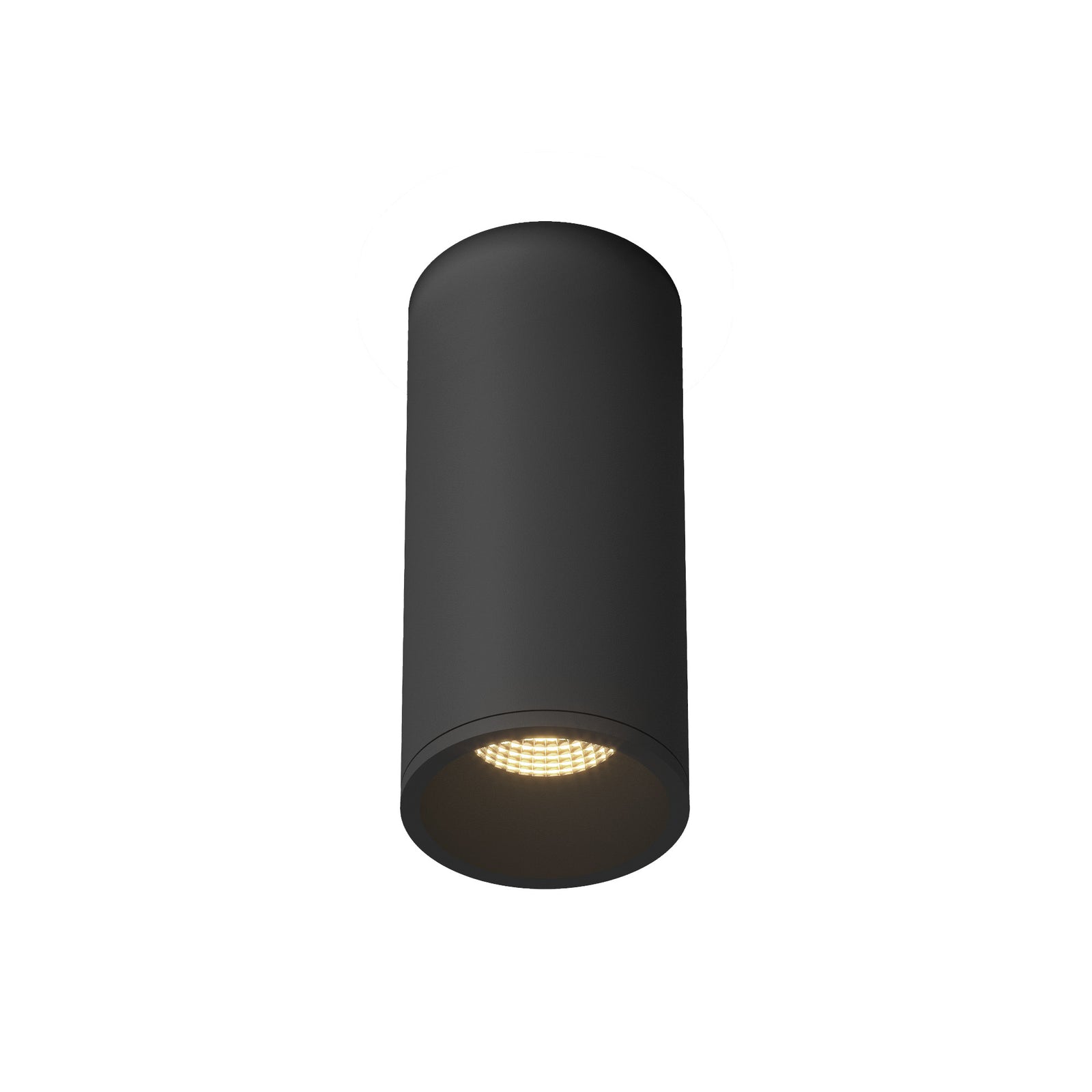 Lorna 7-in (3-in Dia.) 36 Degree Optic Black LED Flush Mount