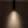 Lorna 11-in (3-in Dia.) 36 Degree Optic Black LED Flush Mount