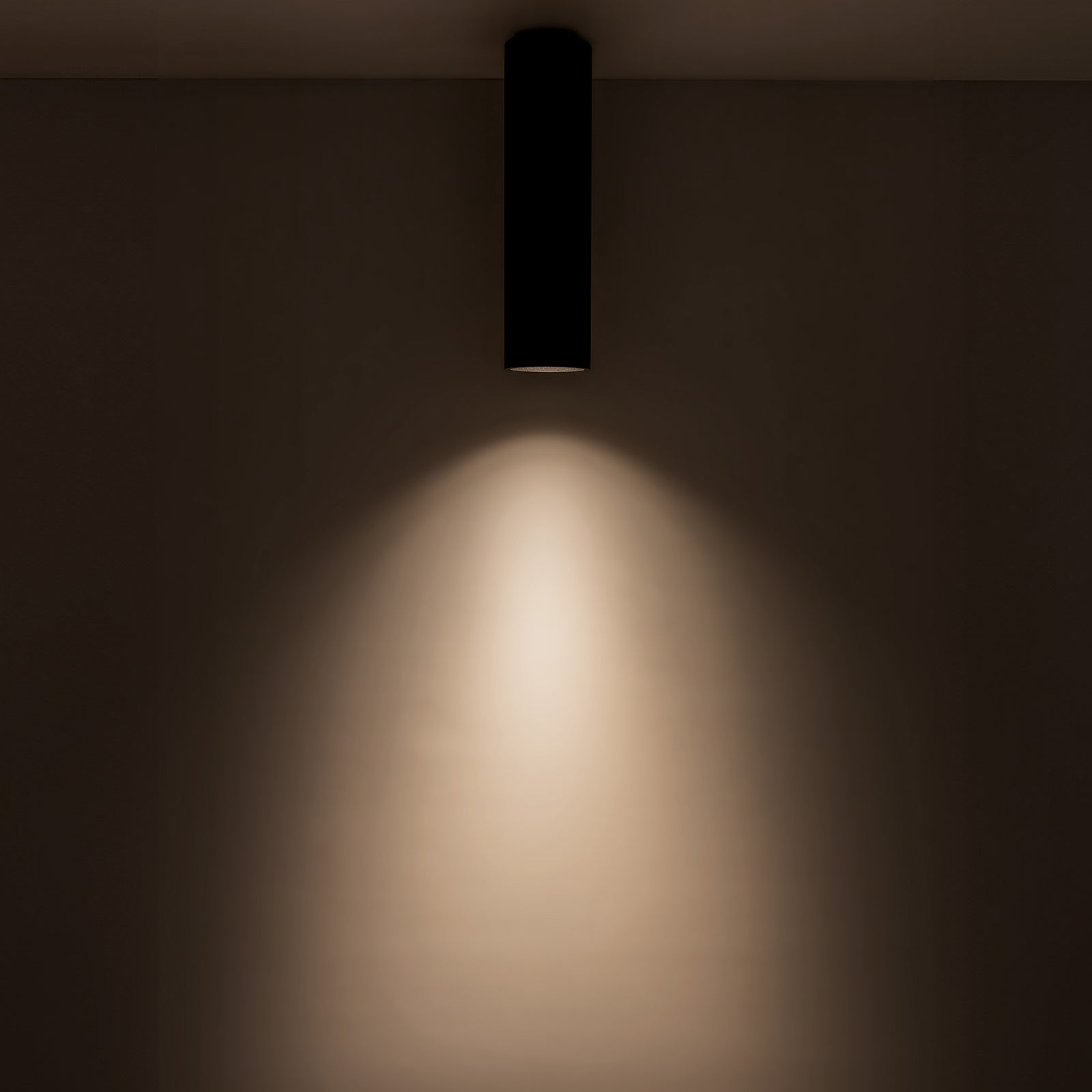 Lorna 11-in (3-in Dia.) 36 Degree Optic Black LED Flush Mount