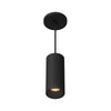 Lorna 8-in (3-in Dia.) 36 Degree Optic Black LED Pendant