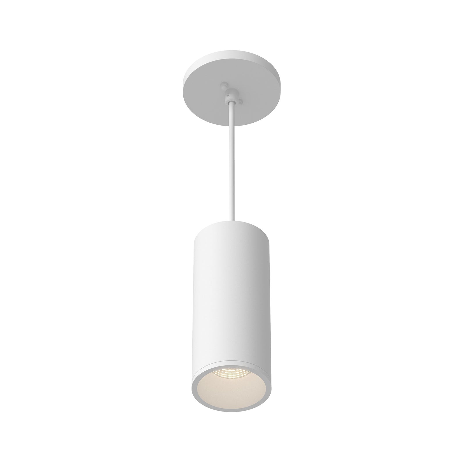 Lorna 8-in (3-in Dia.) 36 Degree Optic White LED Pendant