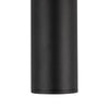 Lorna 12-in (3-in Dia.) 36 Degree Optic Black LED Pendant