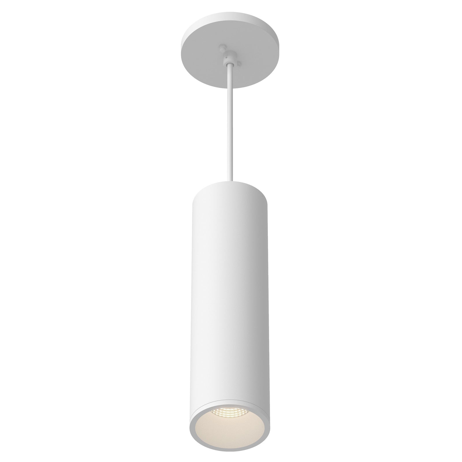 Lorna 12-in (3-in Dia.) 36 Degree Optic White LED Pendant