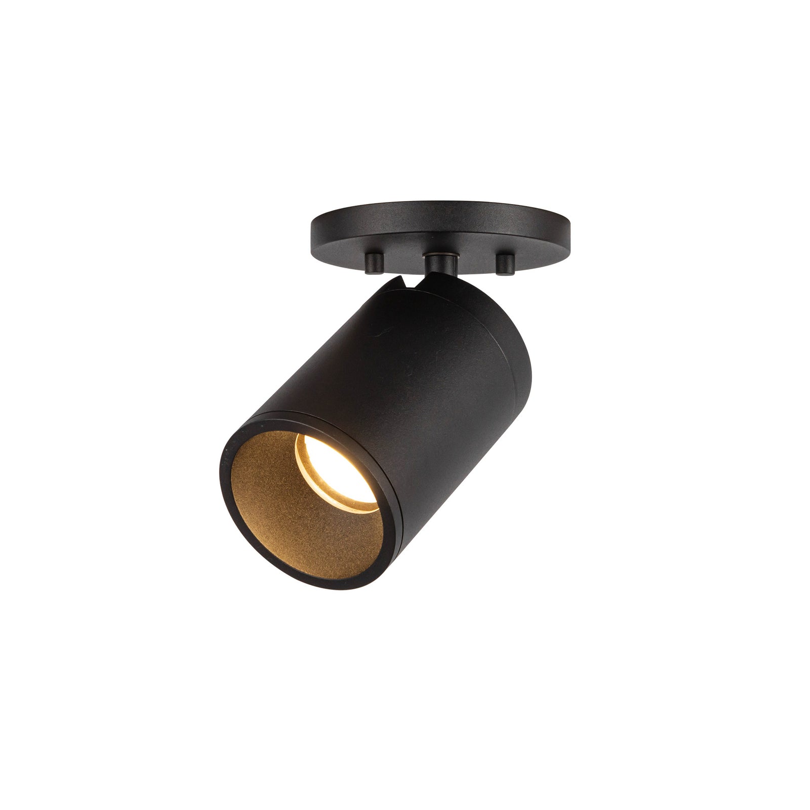Lorna 6-in (3-in Dia.) 36 Degree Optic Black LED Adjustable Ceiling Mount