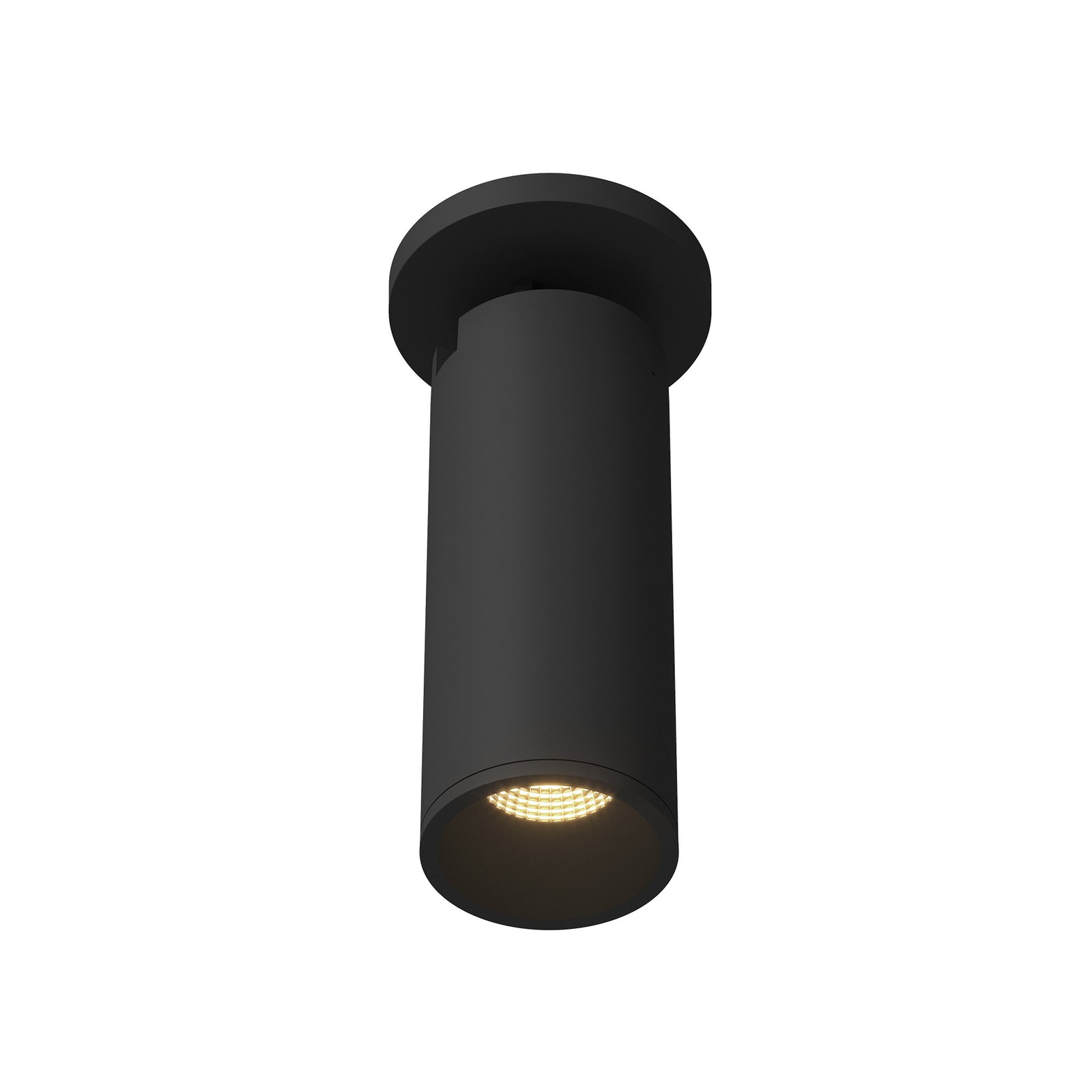Lorna 9-in (3-in Dia.) 36 Degree Optic Black LED Adjustable Ceiling Mount