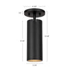 Lorna 9-in (3-in Dia.) 36 Degree Optic White LED Adjustable Ceiling Mount
