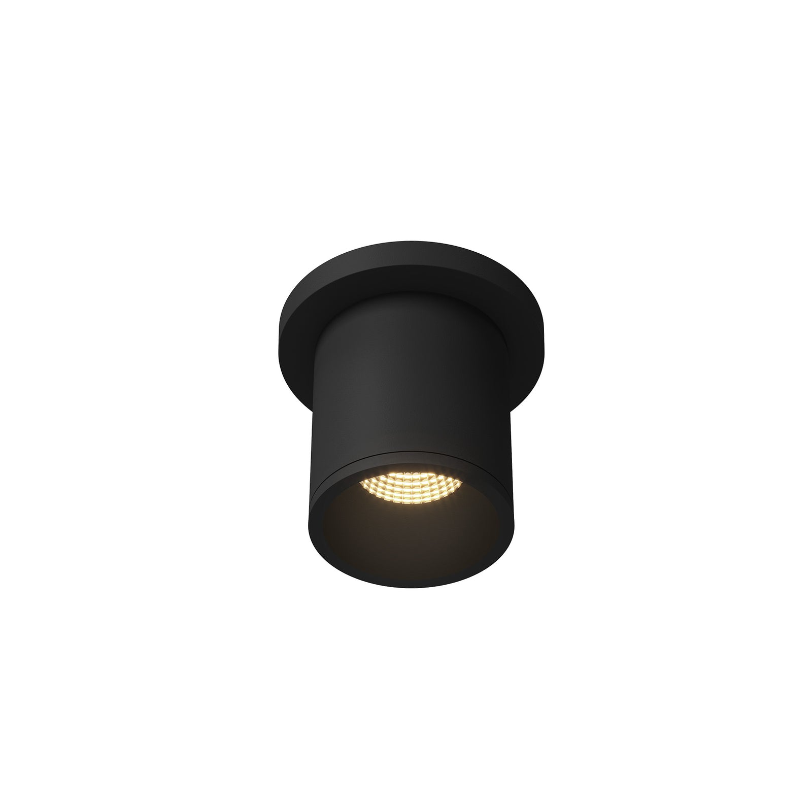 Lorna 4-in (3-in Dia.) 36 Degree Optic Black LED Ceiling Mount