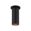 Lorna 8-in (3-in Dia.) 36 Degree Optic Black LED Ceiling Mount