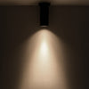 Lorna 8-in (3-in Dia.) 36 Degree Optic Black LED Ceiling Mount