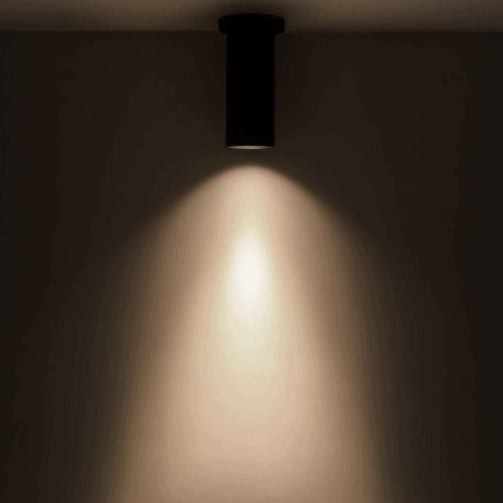Lorna 8-in (3-in Dia.) 36 Degree Optic Black LED Ceiling Mount