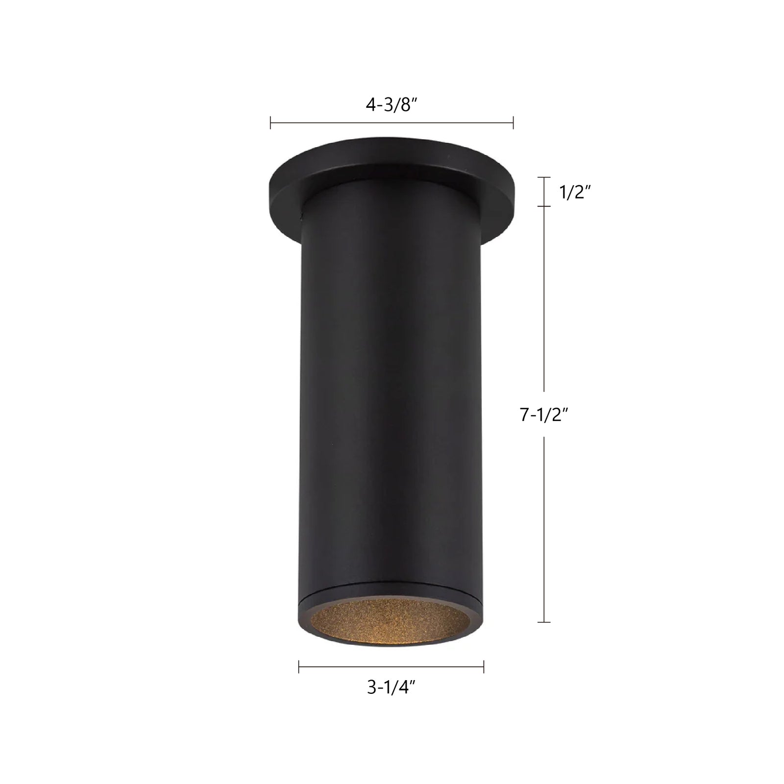 Lorna 8-in (3-in Dia.) 36 Degree Optic White LED Ceiling Mount