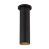 Lorna 12-in (3-in Dia.) 36 Degree Optic Black LED Ceiling Mount