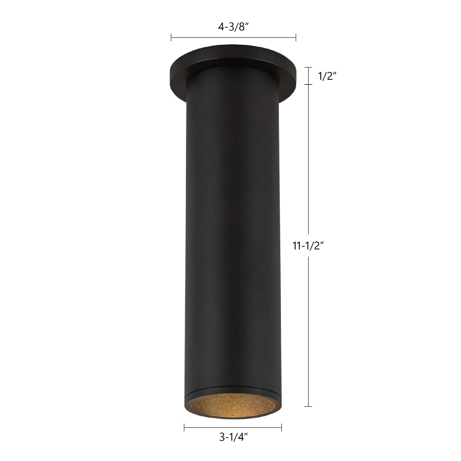 Lorna 12-in (3-in Dia.) 36 Degree Optic White LED Ceiling Mount
