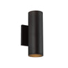 Lorna 9-in (3-in Dia.) 36 Degree Optic Black LED Wall Sconce Up/Down Light