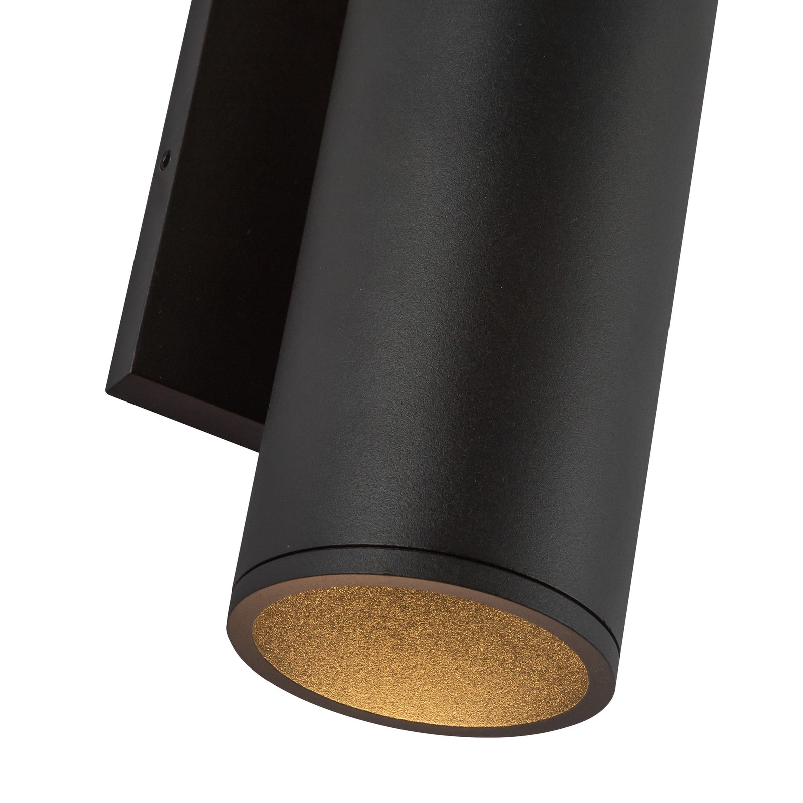 Lorna 9-in (3-in Dia.) 36 Degree Optic Black LED Wall Sconce Up/Down Light