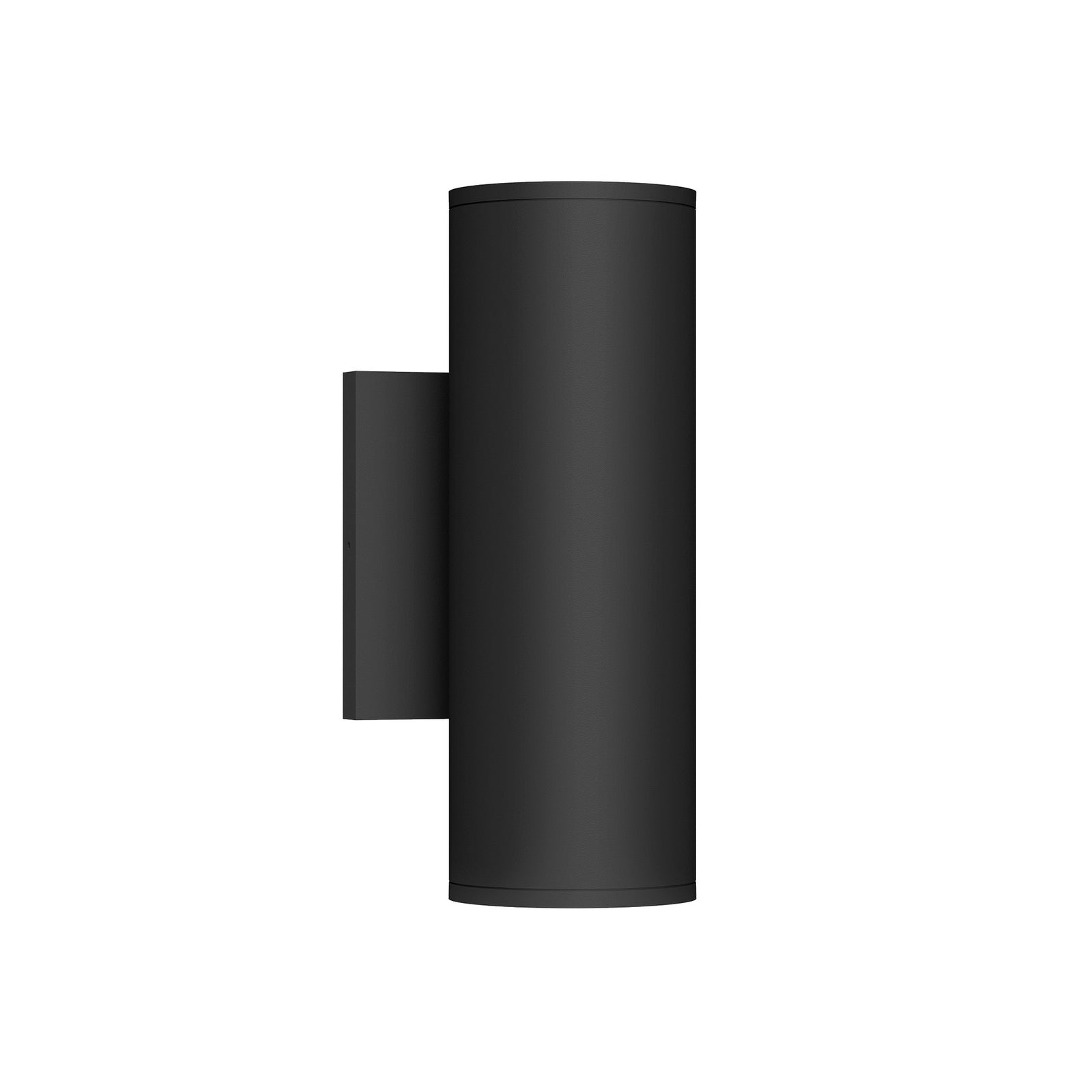 Lorna 9-in (3-in Dia.) 36 Degree Optic Black LED Wall Sconce Up/Down Light