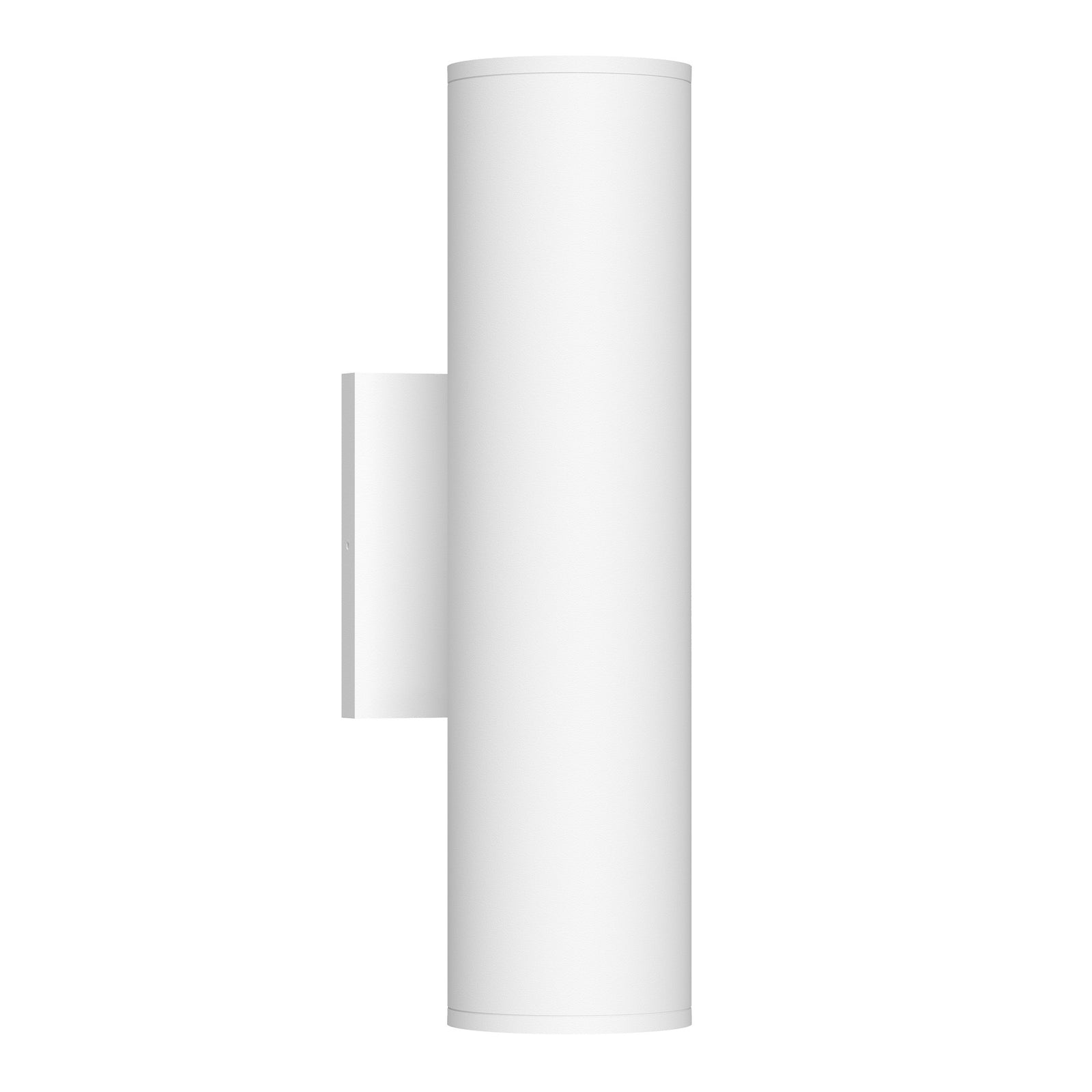 Lorna 12-in (3-in Dia.) 36 Degree Optic White LED Wall Sconce Up/Down Light