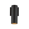 Lorna 9-in (3-in Dia.) 36 Degree Optic Black LED Wall Sconce