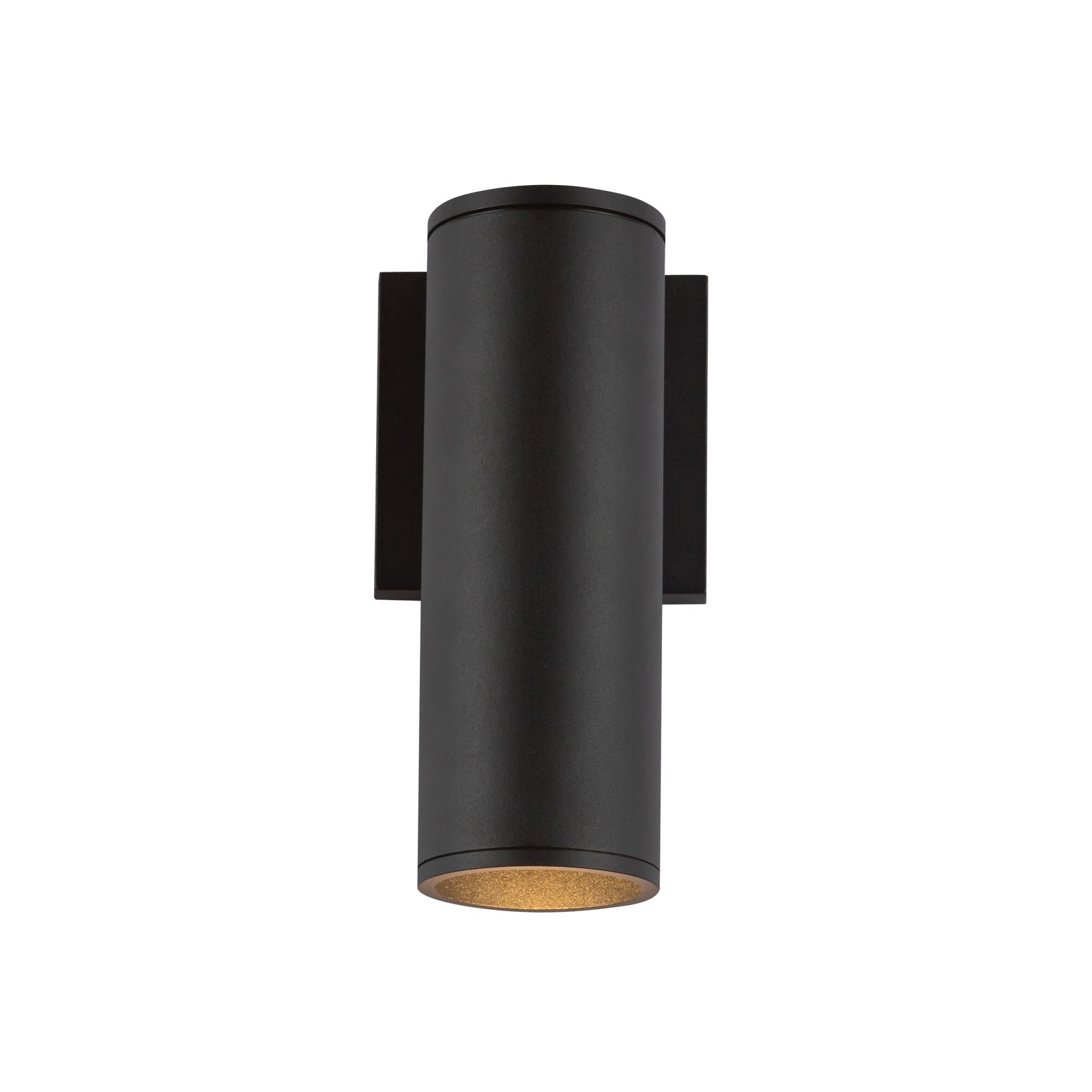 Lorna 9-in (3-in Dia.) 36 Degree Optic Black LED Wall Sconce